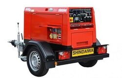 Сварочный агрегат - SHINDAIWA DGW400DMK/RU 
