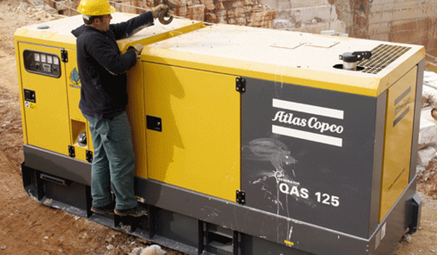 Аренда генератора QAS 125 Atlas Copco цена